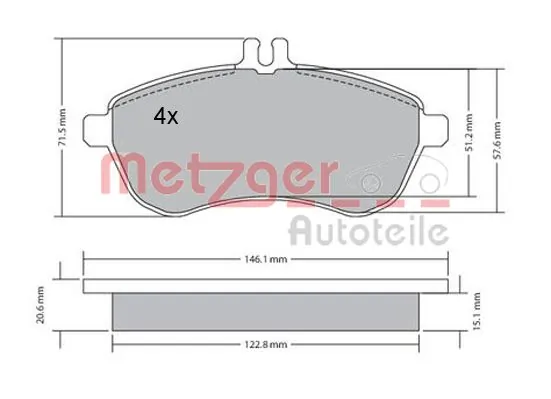 Brake Pad Set, disc brake